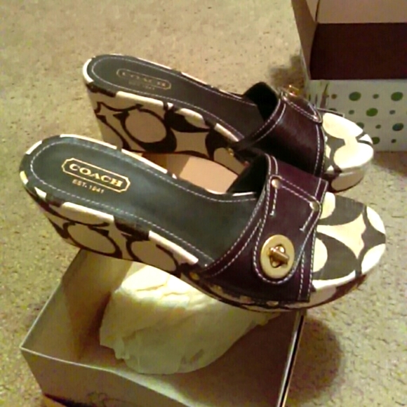 Coach Shoes - Authentic COACH wedge sandal